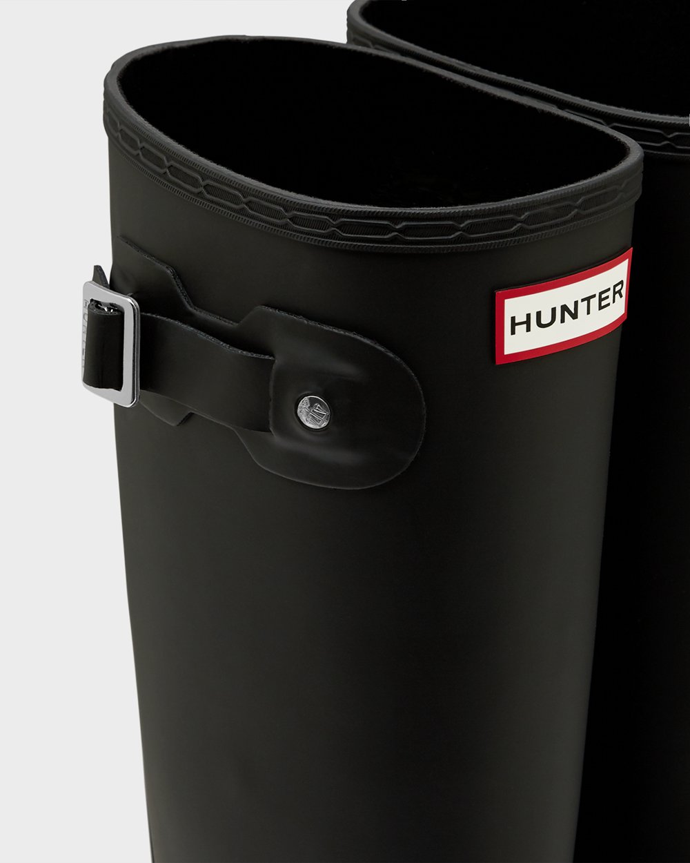 Womens Hunter Tall Rain Boots Black - Original - 7903658-VY